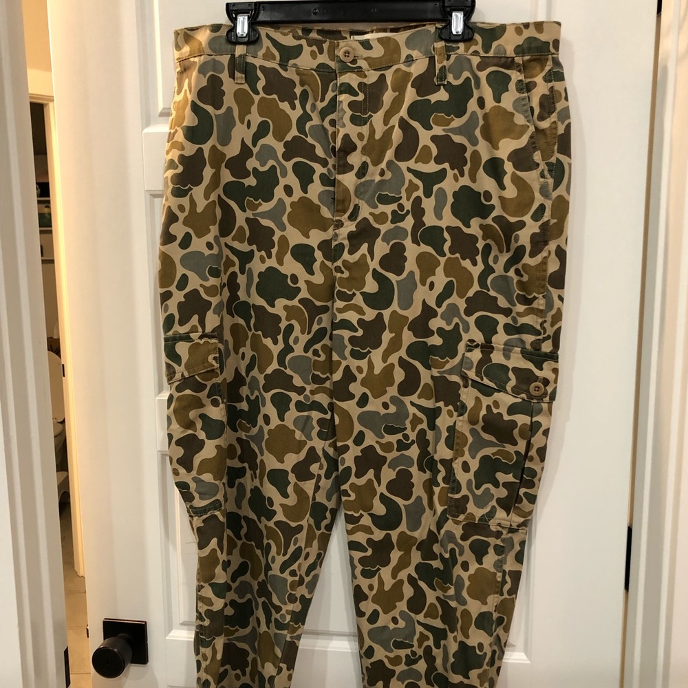 Madewell High Rise Cargo Pants in Camo NWT
